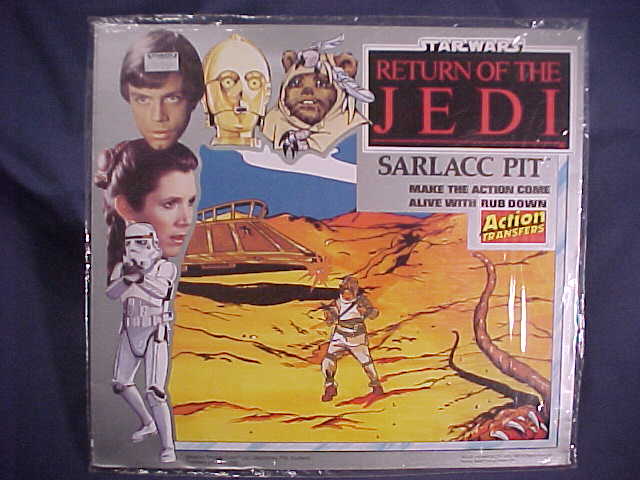 La Fossa Di Sarlacc (Sarlacc Pit) Rub Down Transfers 'Smash Transfer' Logo  - Star Wars Collectors Archive