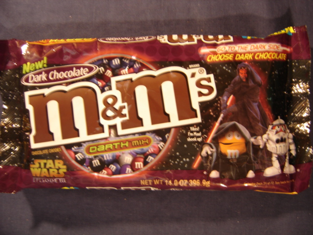 dark chocolate m&ms