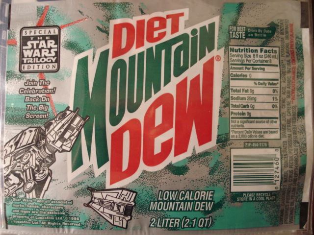 mountain dew 2 liter bottle