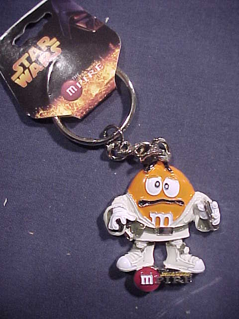Orange Crispy M&M As Luke Skywalker Painted Metal Key Chain - Star Wars  Collectors Archive