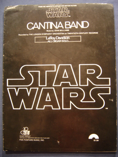 Cantina Band (Organ Solo) Sheet Music - Star Wars Collectors Archive