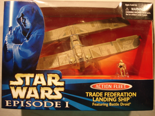 BOGO > Star Wars > Hasbro Action Fleet Trade Federation Landing Craft Ship C-997