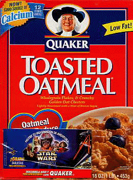 Quaker Toasted Oatmeal (Star Wars Card) [Central America]