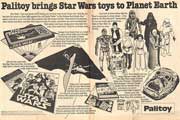Palitoy ad for early toys