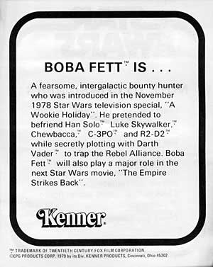 boba fett mail away 1979