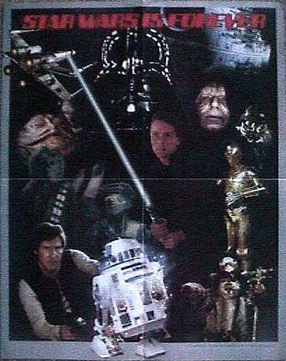 Vintage Star Wars is Forever ROTJ poster 1984 mail away form 