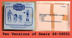2 Versions of Sears 49-59051 (click to enlarge)