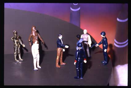 1981 Figures in Bespin Diorama