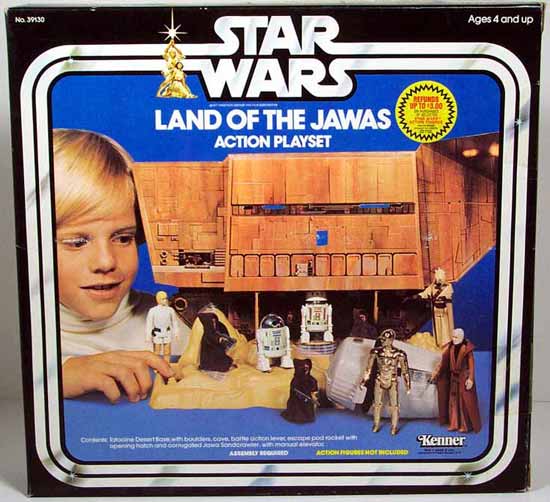 BONUS Kenner LAND OF THE JAWAS PLAYSET Vintage Star Wars replacement Sticker 