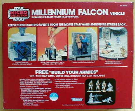 micro collection millennium falcon